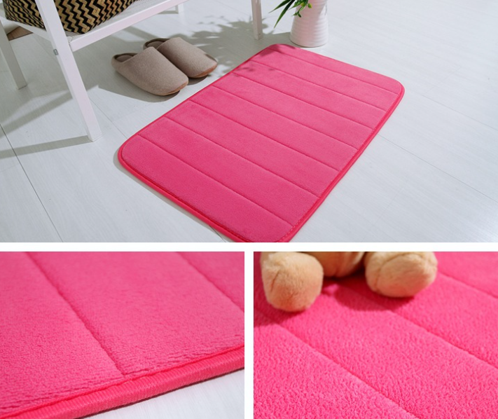 Non-Slip Water-aborbing Memory Foam Bedroom Bath Toilet Mat Rug Carpet Diamonoid Non-Slip Water-aborbing Memory Foam Bedroom Bath Toilet Mat Rug Carpet Diamonoid